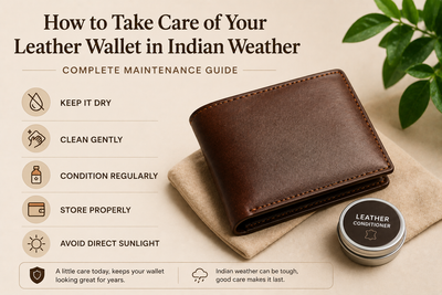 How to Take Care of Your Leather Wallet in Indian Weather